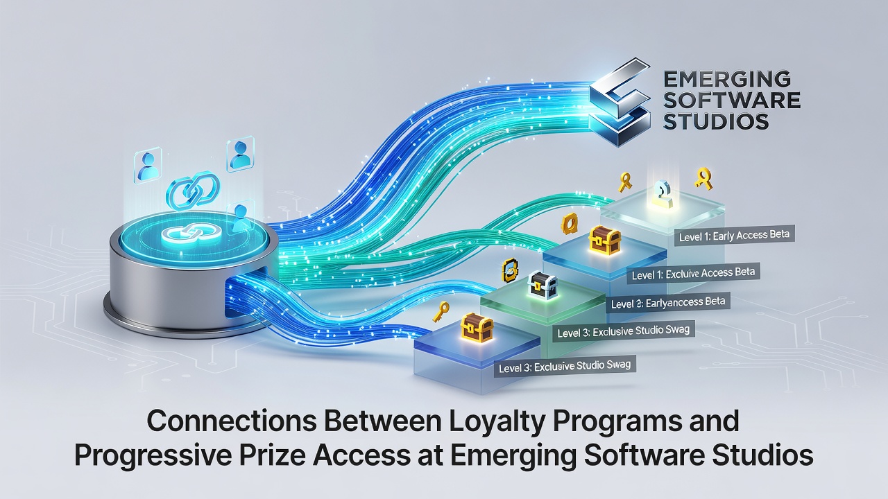 Illustration der Integration von Treueprogrammen und progressiven Jackpots in Software-Studios