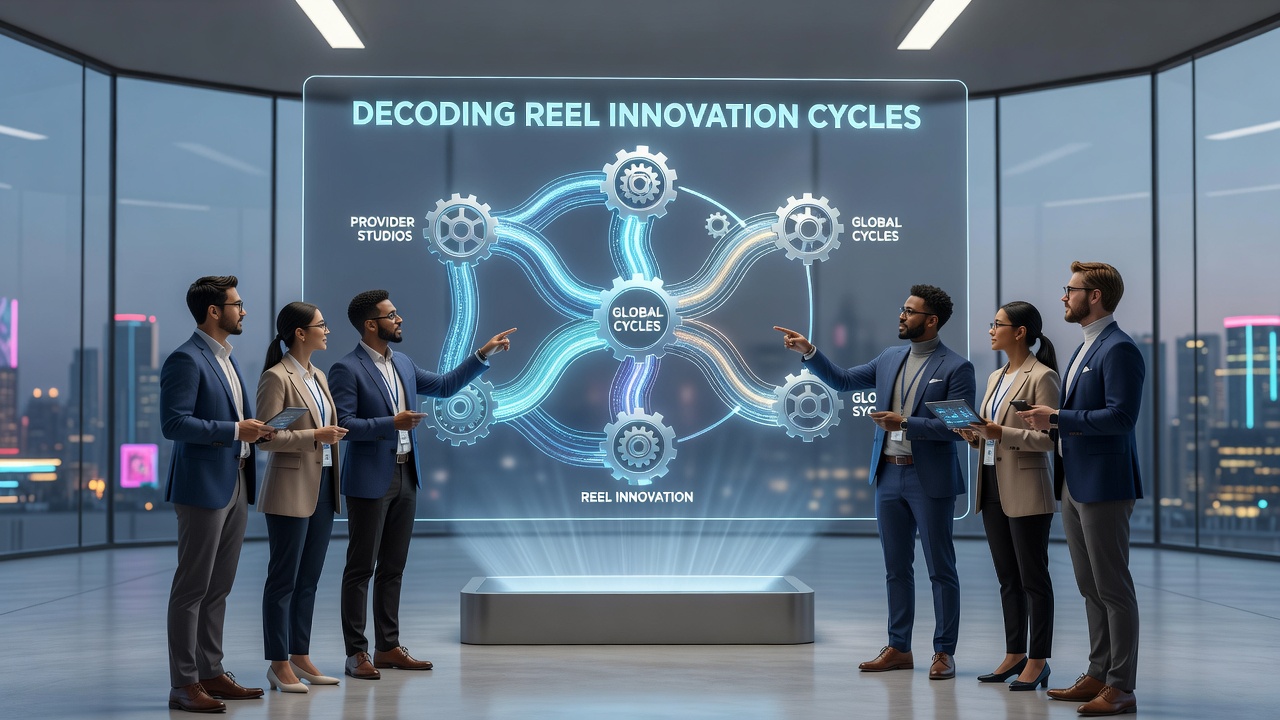 Analyse von Reel-Innovationszyklen in Provider-Studios weltweit