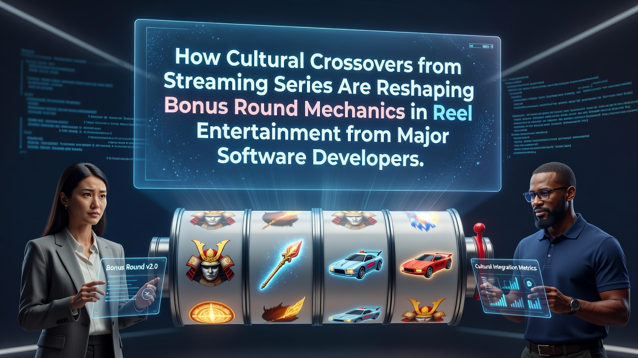 Darstellung kultureller Einflüsse aus Streaming-Serien auf Slot-Mechaniken