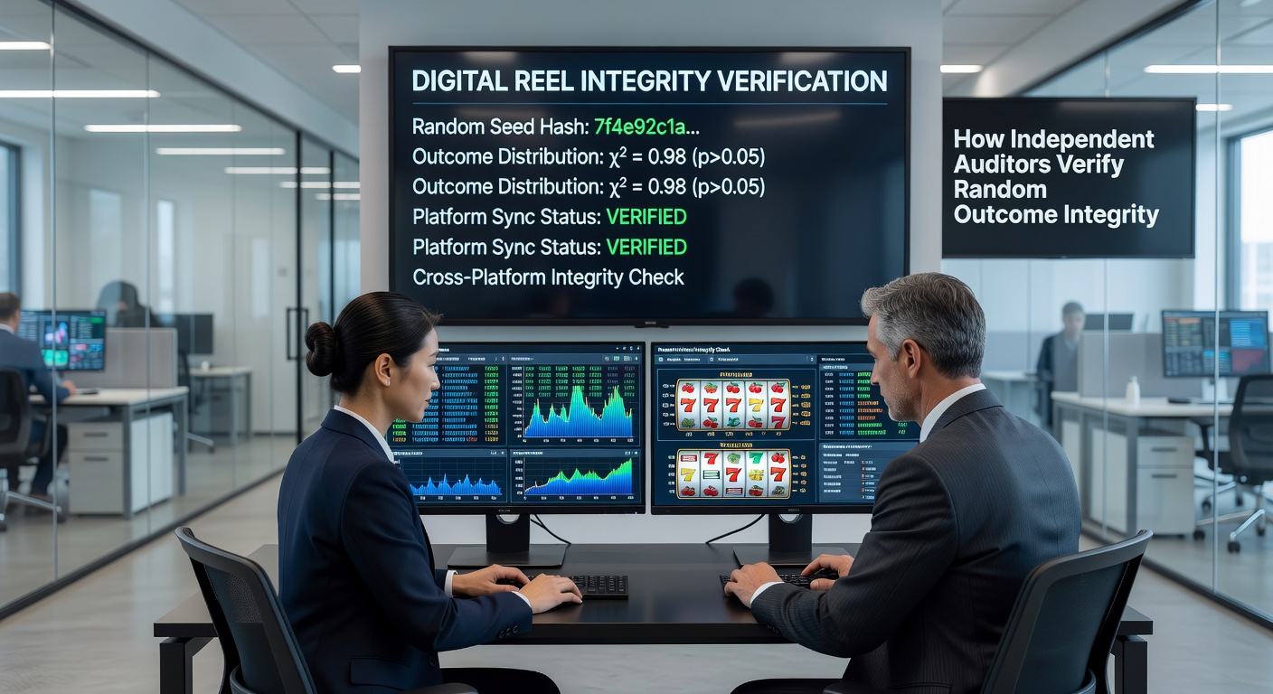 Detaillierte Analyse von RNG-Logs und statistischen Diagrammen während einer Auditoren-Prüfung