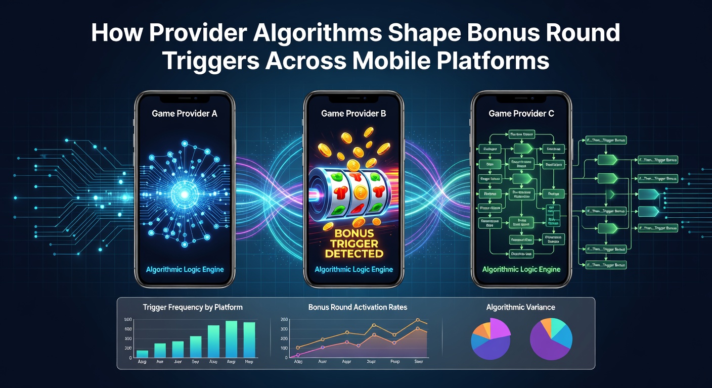 Darstellung von Algorithmus-gesteuerten Bonus-Triggern in mobilen Slots mit verschiedenen Plattform-Elementen