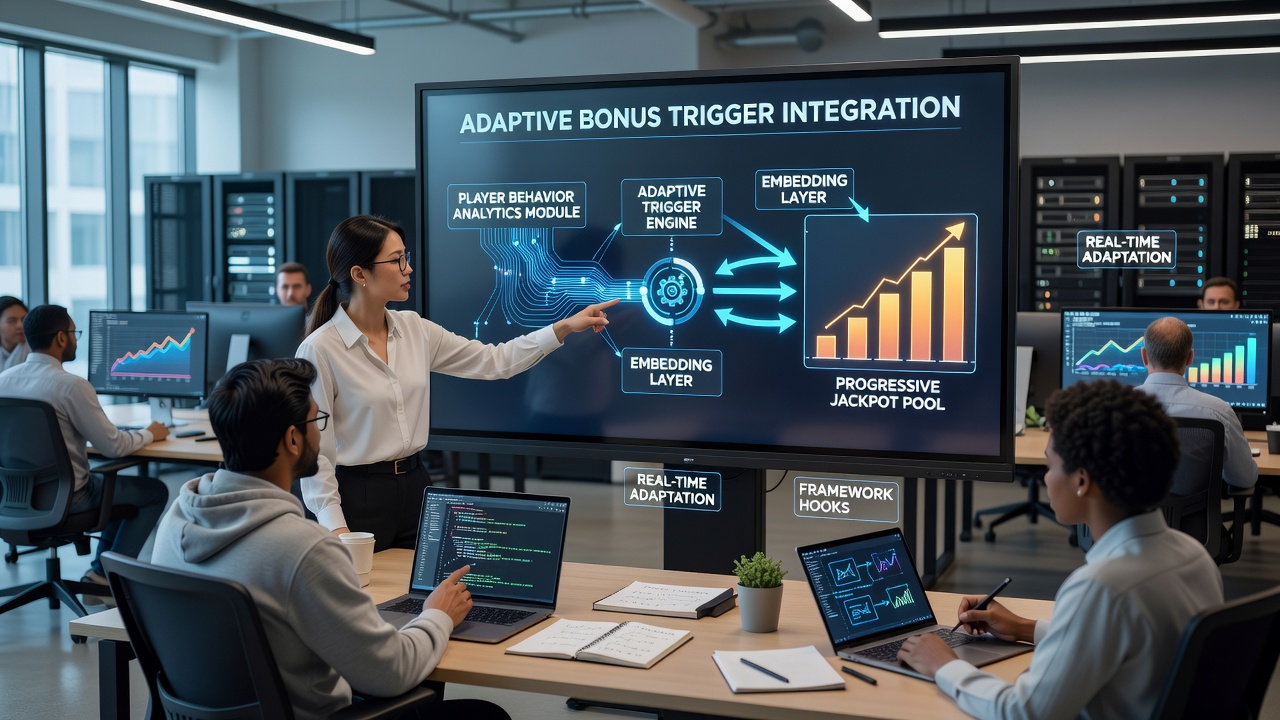 Beispielhafte Architektur eines adaptiven Bonus-Trigger-Systems