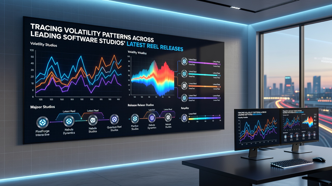 Vergleichende Darstellung von Volatilitätsdaten aus aktuellen Studio-Releases